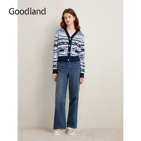 Goodland美地2024秋季新款毛针织衫图片