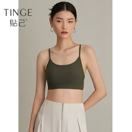 TINGE【拥抱云朵】大U背固定Bra抹胸内衣女防走光吊带抹胸带胸垫商品大图