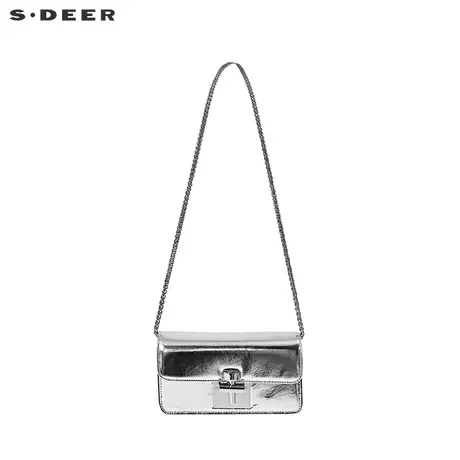 sdeer圣迪奥女装夏季时尚皮质单肩包斜挎包S20283805图片
