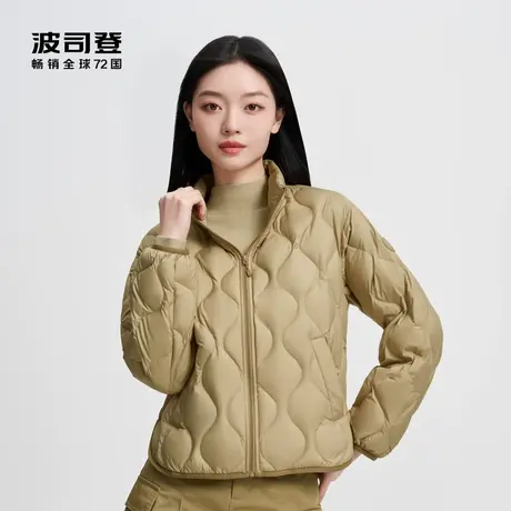 波司登2024秋季新款女短款基础轻暖羽绒服B40131014图片