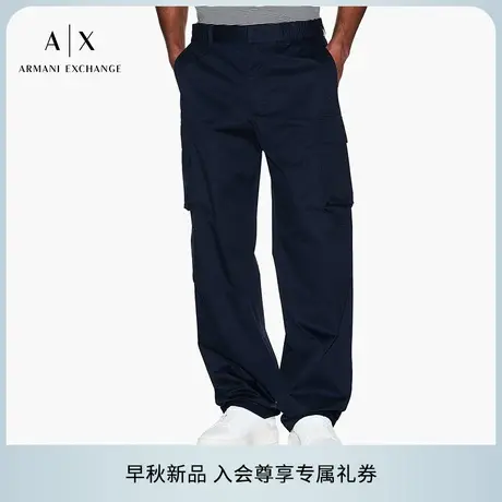 ARMANI EXCHANGE/阿玛尼2025早秋新款男士全棉宽松直筒工装裤官方图片