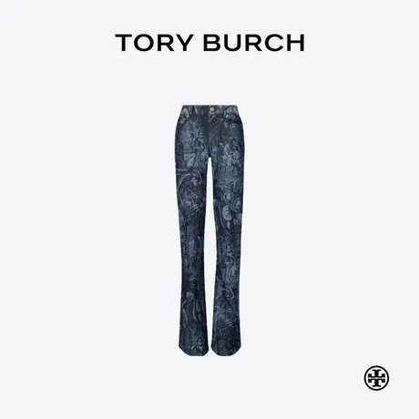 TORY BURCH 汤丽柏琦 修身印花牛仔裤 174893图片