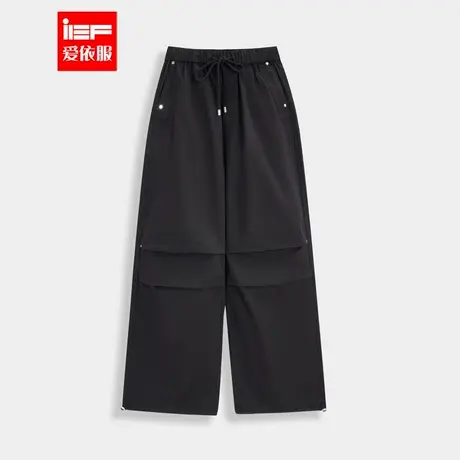 IEF/爱依服裤子2025春季新款韩版简约休闲运动风百搭显瘦哈伦裤商品大图