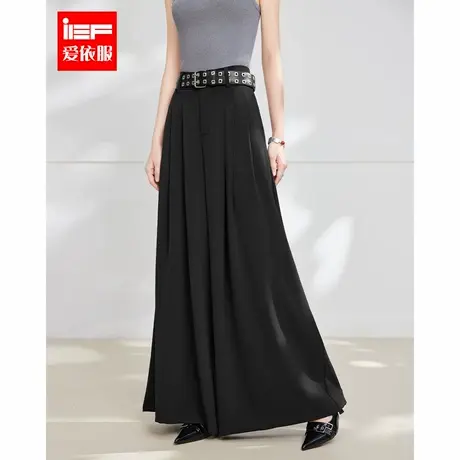 IEF/爱依服高个子长裤2025夏季新款韩版通勤气质宽松百搭阔腿裤商品大图