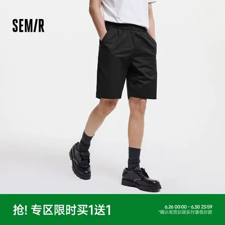 森马短裤男夏薄款宽松运动裤子男2025款美式沙滩裤休闲直筒五分裤商品大图