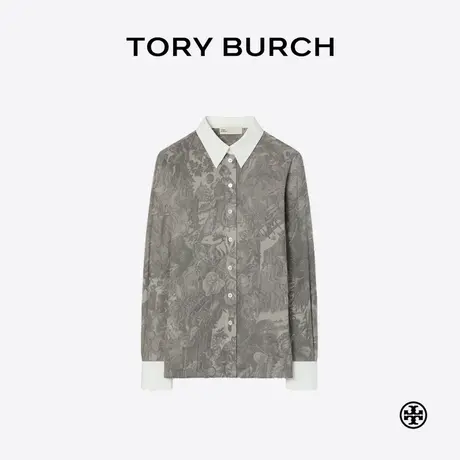 TORY BURCH 汤丽柏琦 印花粘纤衬衫 174734商品大图
