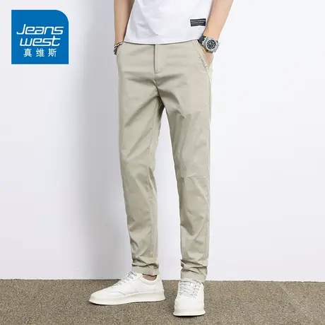 KZ真维斯夏季薄款上班工作休闲裤男士通勤耐穿耐磨男裤子2024新款图片