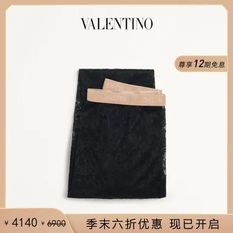 [季末优惠]华伦天奴VALENTINO女士蕾丝紧身袜商品大图