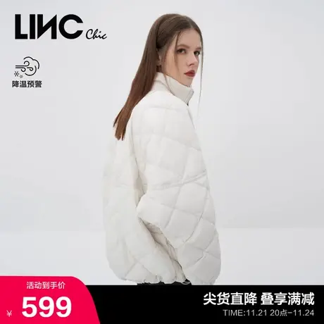 LINCCHIC金羽杰羽绒服女机能短款轻薄羽绒服女夹克外套Y21802089Y商品大图