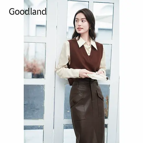 Goodland美地2024秋季新款毛针织衫图片