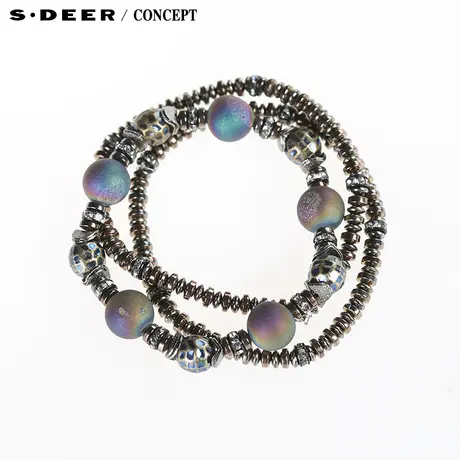 【新品】sdeer圣迪奥专柜正品女装春装彩色多层组合手链5184360图片