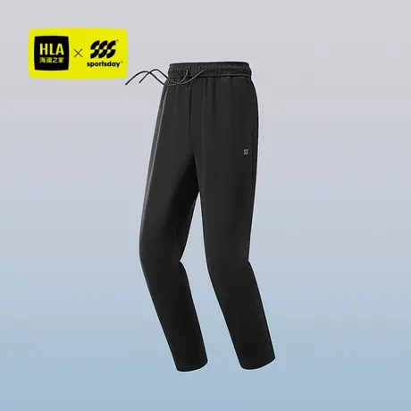 HLA/海澜之家运动sportsday卫裤25秋季新款松紧腰简约舒适裤子男图片