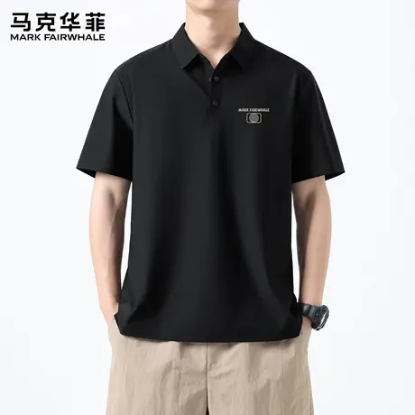 马克华菲短袖t恤男款青少年运动休闲上衣2025新款夏季男装POLO衫X商品大图
