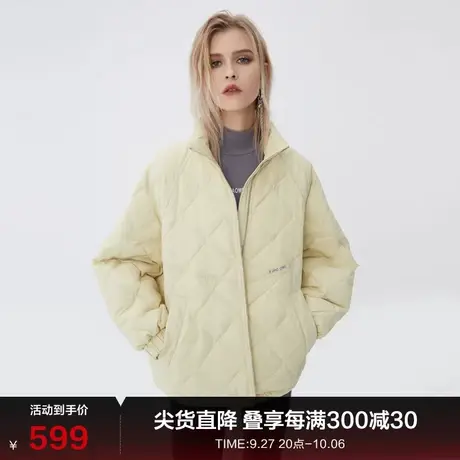 LINCCHIC金羽杰羽绒服女新款短款反季轻薄羽绒服外套女Y21302089商品大图