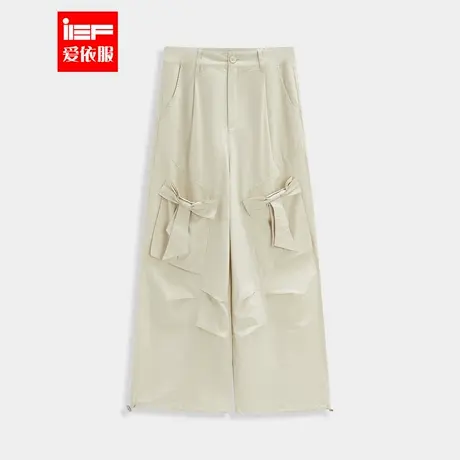 IEF/爱依服长裤2025夏季新款美式嘻哈街头休闲风宽松百搭哈伦裤图片
