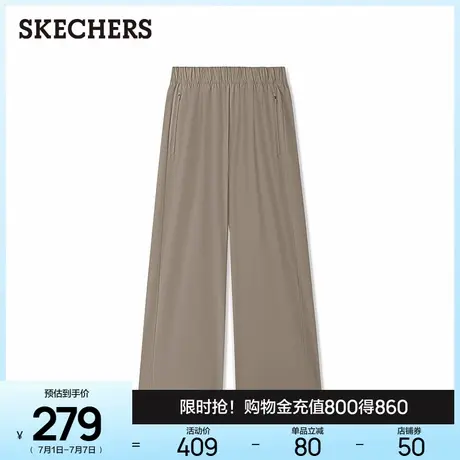 斯凯奇2025新款夏经典系列男梭织直筒长裤宽松显瘦百搭休闲运动裤图片