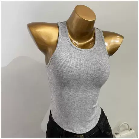 美式工字背心！性感健身外穿吊带女2021夏季新款百搭打底上衣新款商品大图