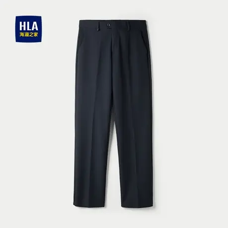 HLA/海澜之家合体直筒西裤秋冬亲肤商务绅士纯色有型直筒裤子男商品大图