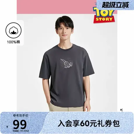 【玩具总动员系列】热风短袖T恤上衣2025年夏新款男士潮流印花T恤图片