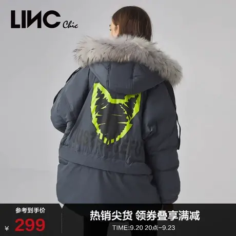 LINCCHIC金羽杰羽绒裤女长款冬季高腰显瘦高弹保暖Y21607247Y图片