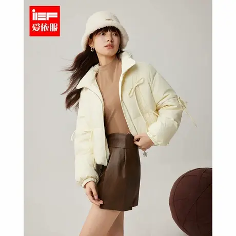 IEF/爱依服2024冬季新款时尚百搭设计感甜美学院风保暖羽绒短外套商品大图