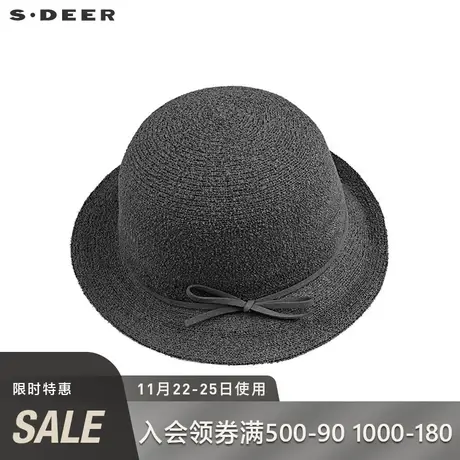 sdeer圣迪奥休闲时尚蝴蝶结女士礼帽S19283698图片