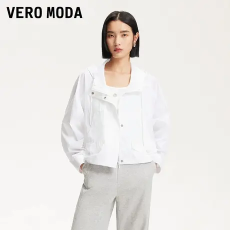 Vero Moda夹克2025秋季新款纯色短款薄夹克外套休闲百搭325317019商品大图