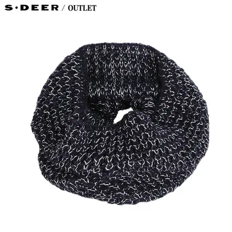 【新品】sdeer圣迪奥专柜正品夹银丝时尚围脖3483744图片