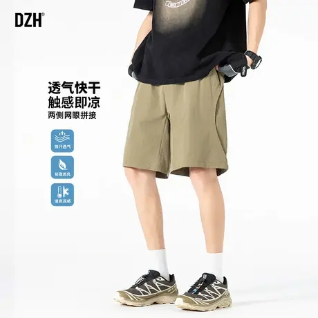 男士运动篮球短裤男夏外穿薄款大裤衩子2025新款休闲五分裤潮中裤图片