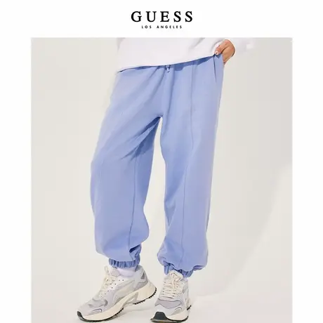 GUESS女士基础款束脚休闲运动卫裤-W1PQ29KB5G0商品大图