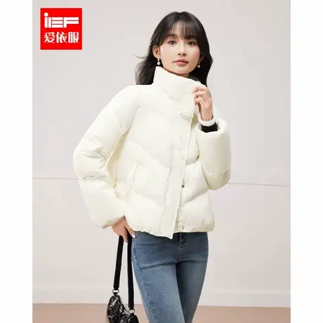 IEF/爱依服2024冬季新款时尚短款设计感小众百搭保暖羽绒外套商品大图