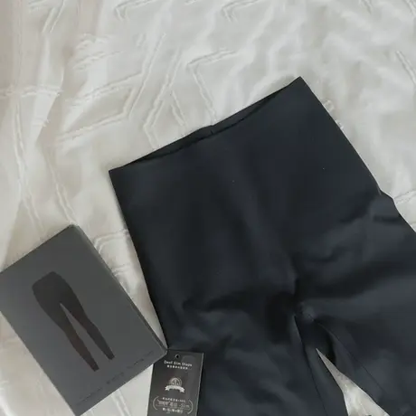 秋款打底裤女外穿无痕高腰塑形显瘦百搭九分裤收腹提臀无缝鲨鱼裤商品大图