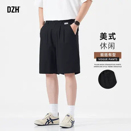 男生美式薄款短裤男夏季2025新款宽松休闲裤外穿五分裤大裤衩男款图片