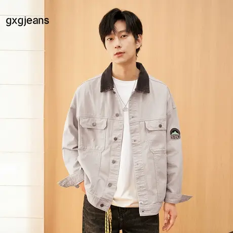 清仓gxg.jeans男装秋季牛仔夹克JEX1E800623图片