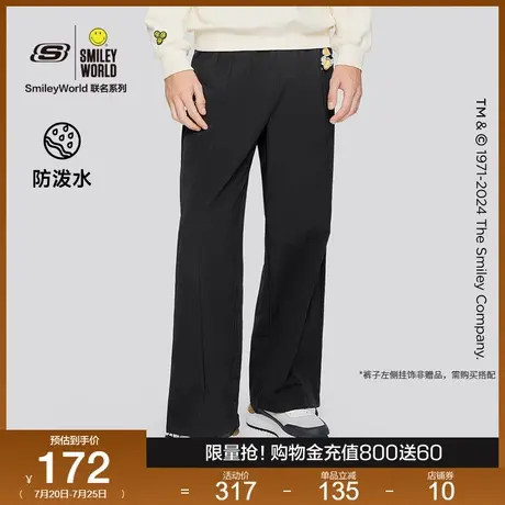Skechers斯凯奇SmileyWorld联名夏季男士梭织防泼水舒适休闲长裤商品大图