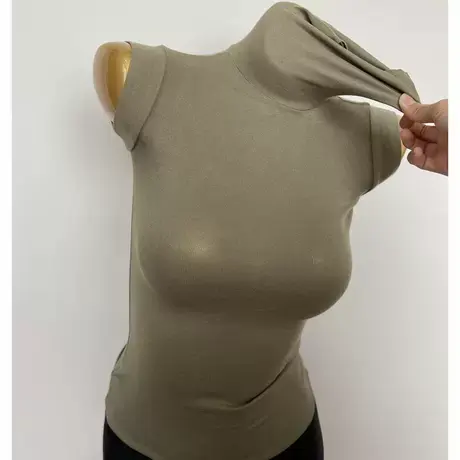 又纯又欲的高领紧身显胸大背心气质包身弹力显瘦无袖上衣夏装女商品大图