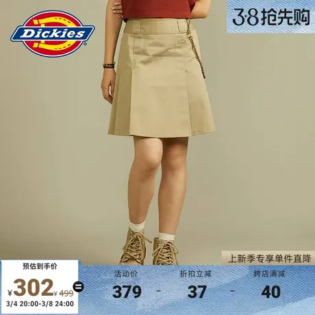 Dickies 春夏美拉德休闲女式短裙伞裙百褶裙 下装图片