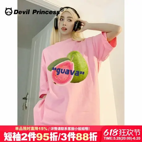 超火ins风街头潮牌短袖t恤女下衣失踪大版美式正肩情侣上衣夏新款商品大图