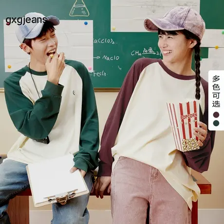 清仓gxg.jeans男装秋季圆领长袖T恤JED13407563图片