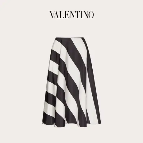 【季末优惠】华伦天奴VALENTINO女士 CREPE COUTURE 迷笛长裙商品大图