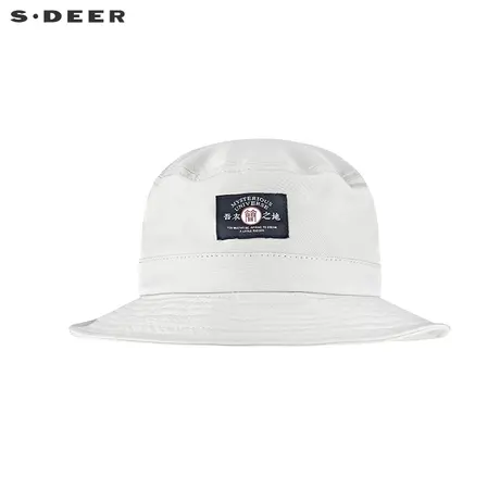 sdeer圣迪奥女装夏季简约印花抽绳渔夫帽S21283602图片