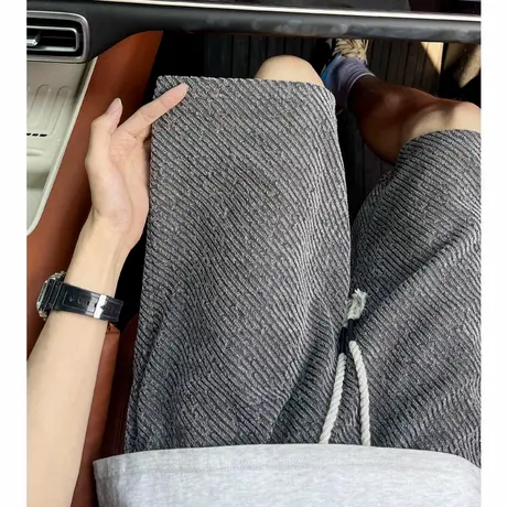 短裤男夏季2025新款美式休闲直筒裤宽松潮牌跑步健身ins五分裤子图片