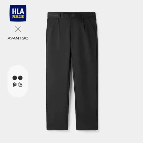 HLA/海澜之家轻商务经典系列休闲裤子男25春秋新商务通勤直筒西裤图片