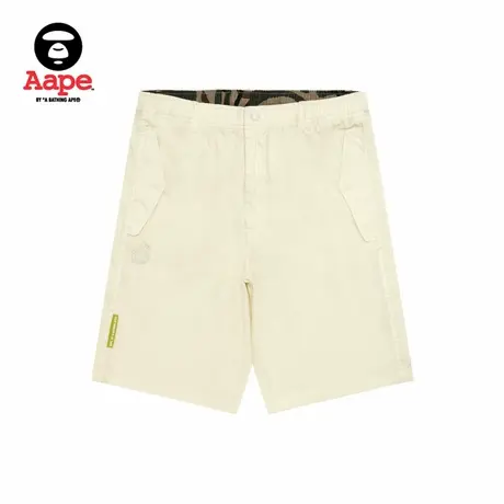 Aape旗舰店男装春夏猿人徽章字母刺绣工装休闲短裤C672XXO图片