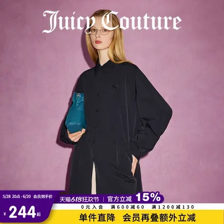 Juicy Couture橘滋春夏新款新女装旅人上衣刺绣女式衬衫外套图片