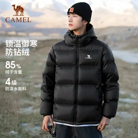 骆驼羽绒服女款冬季2024新款鸭绒羽绒衣宽松加厚保暖面包服外套男图片