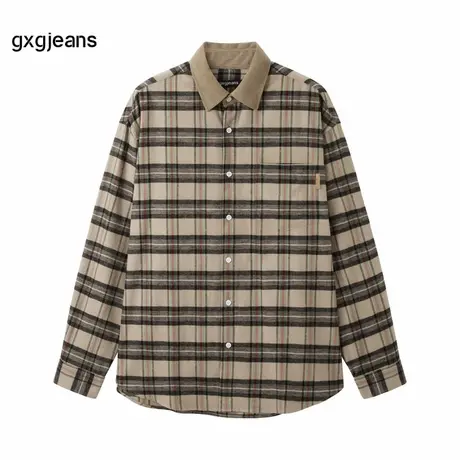 清仓gxg.jeans男装秋季翻领长袖衬衫JEX10301423图片