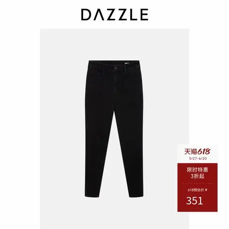 DAZZLE地素奥莱 牛仔裤冬季牛仔小腿裤图片
