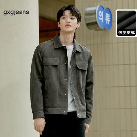 gxg.jeans男装冬季翻领夹克JFD12100331商品大图
