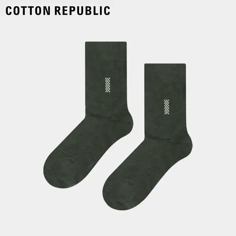 Cotton Republic/棉花共和国基本款男士中筒袜商品大图